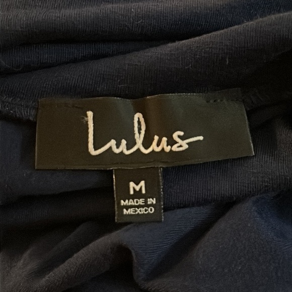 Lulu’s High Hopes Blue Long Sleeve Bodycon Dress NWT Size Medium D13774HRL - Picture 10 of 11